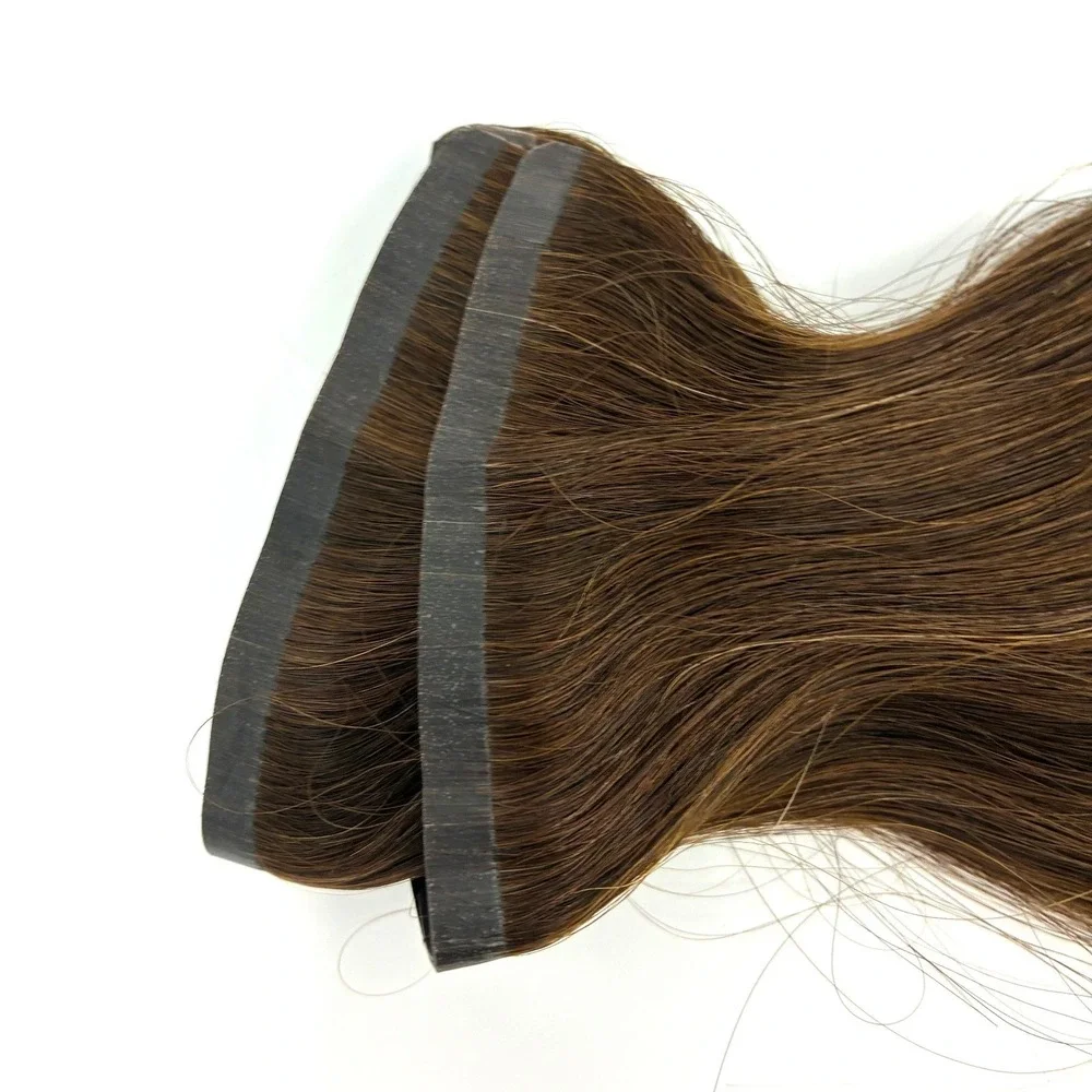 Glam Seamless InvisiClip Hair Extensions HBB Honey Bronzed Brown 7 Wefts 20